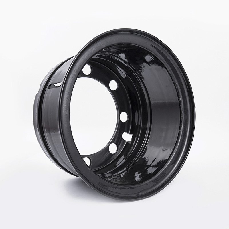 Wózek widłowy Hangzhou 5-tonowe koło przednie z litą stalową obręczą 825-15 Wózek widłowy Hangzhou 5-tonowe koło przednie z litą stalową obręczą 825-15